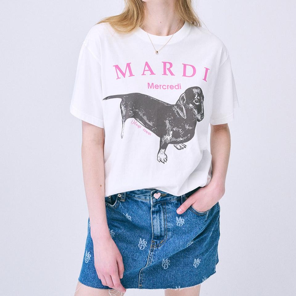 Mardi Mercredi Tshirt Ddanji-Ivory Pink