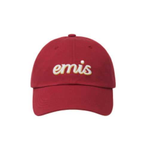 EMIS LAYERED LOGO BALL CAP-RED