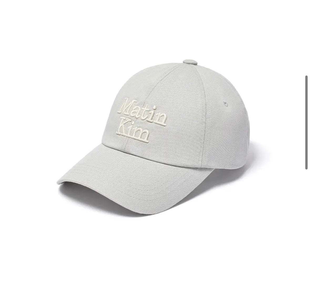 MATIN VOLUME LOGO BALL CAP IN GREY