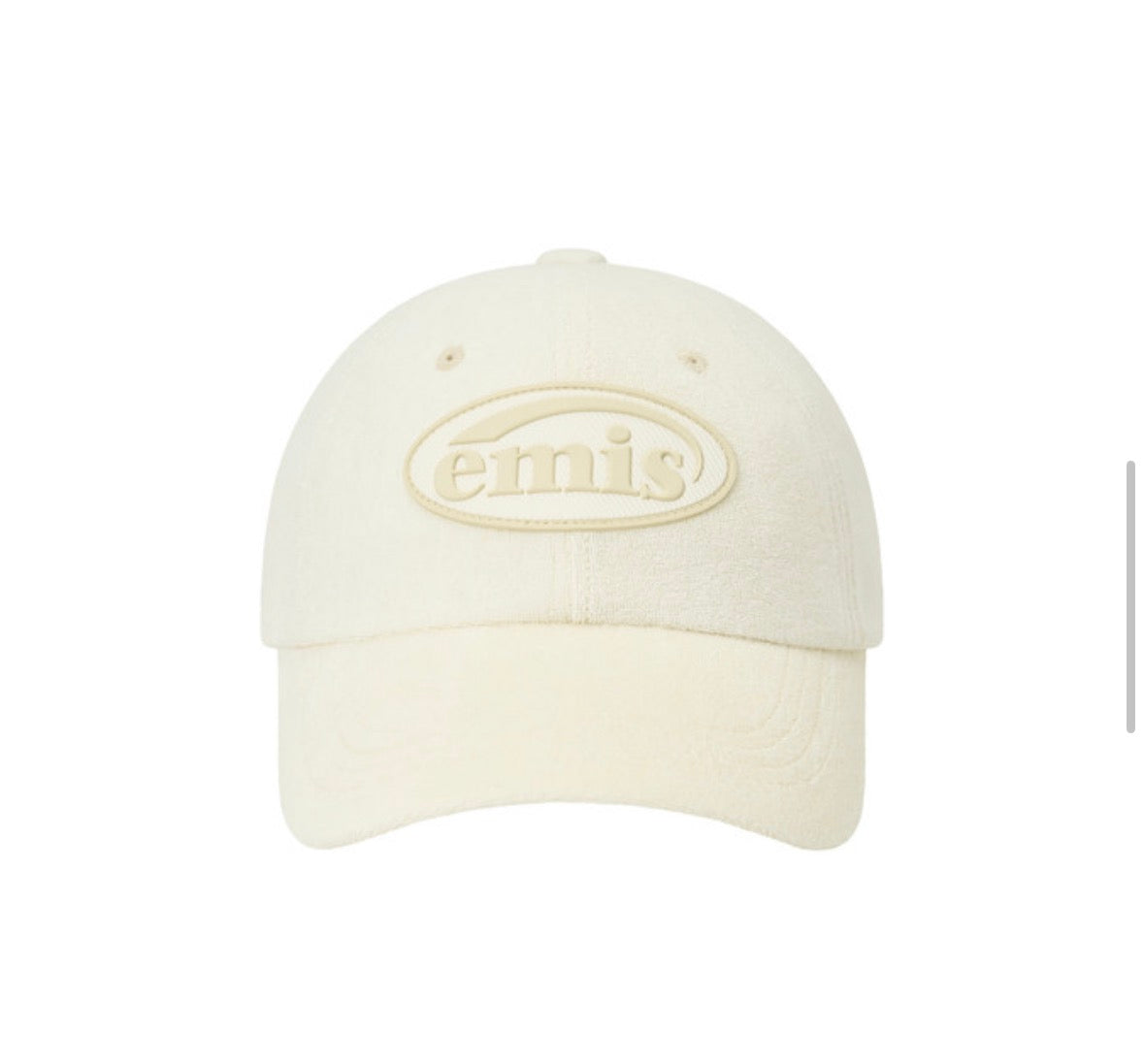 TERRY BALL CAP-IVORY