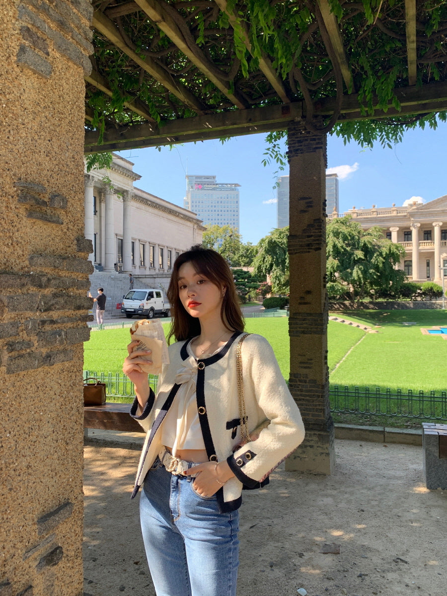 Seooocookie Silk Ribbon Sleeveless