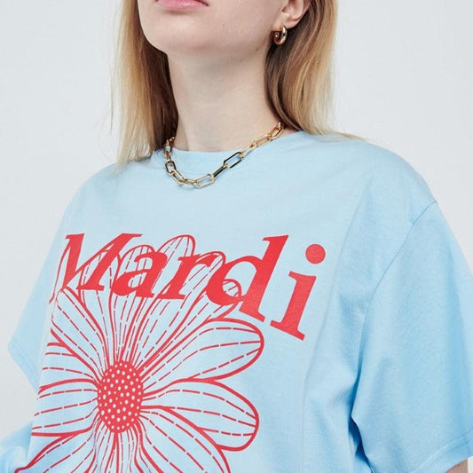 Mardi Mercredi Tshirt FlowerMardi-Sky Red