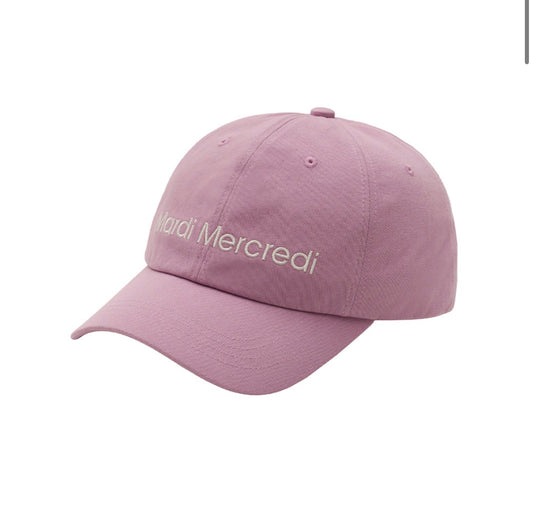 CAP MARDI MERCREDI LOGO_LILAC IVORY