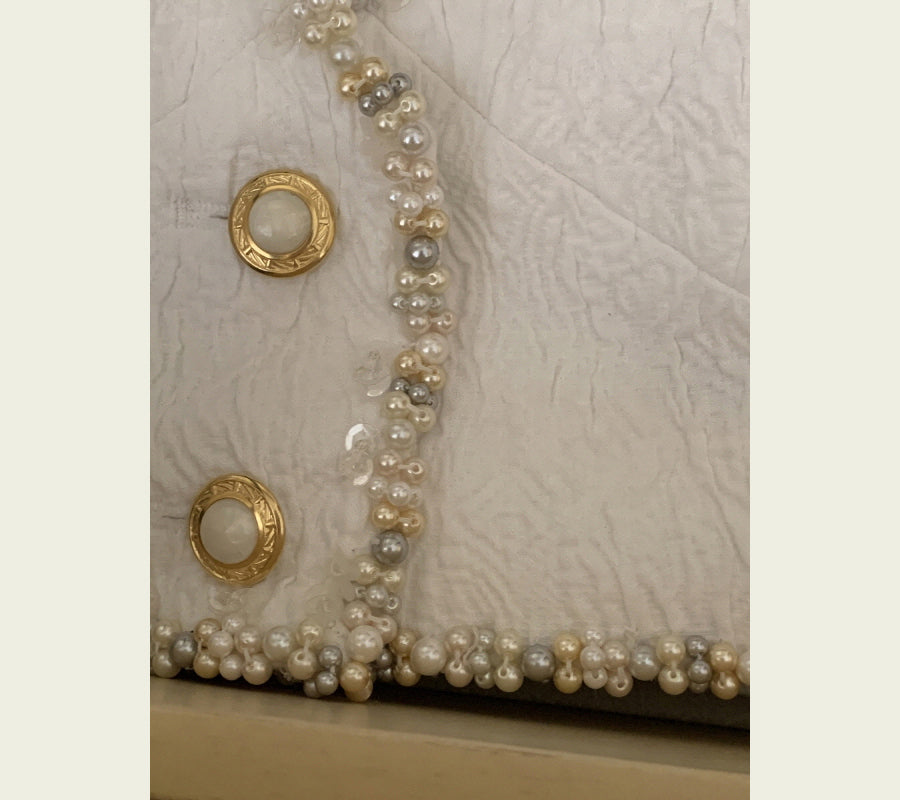 Seooocookie Maria Handmade Pearl Jacket