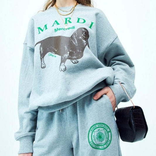 Mardi Mercredi Sweatshirt Ddanji-Grey