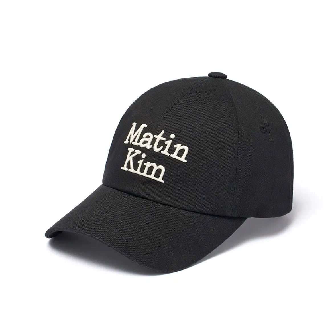 MATIN VOLUME LOGO BALL CAP IN BLACK