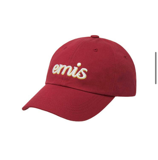 EMIS LAYERED LOGO BALL CAP-RED