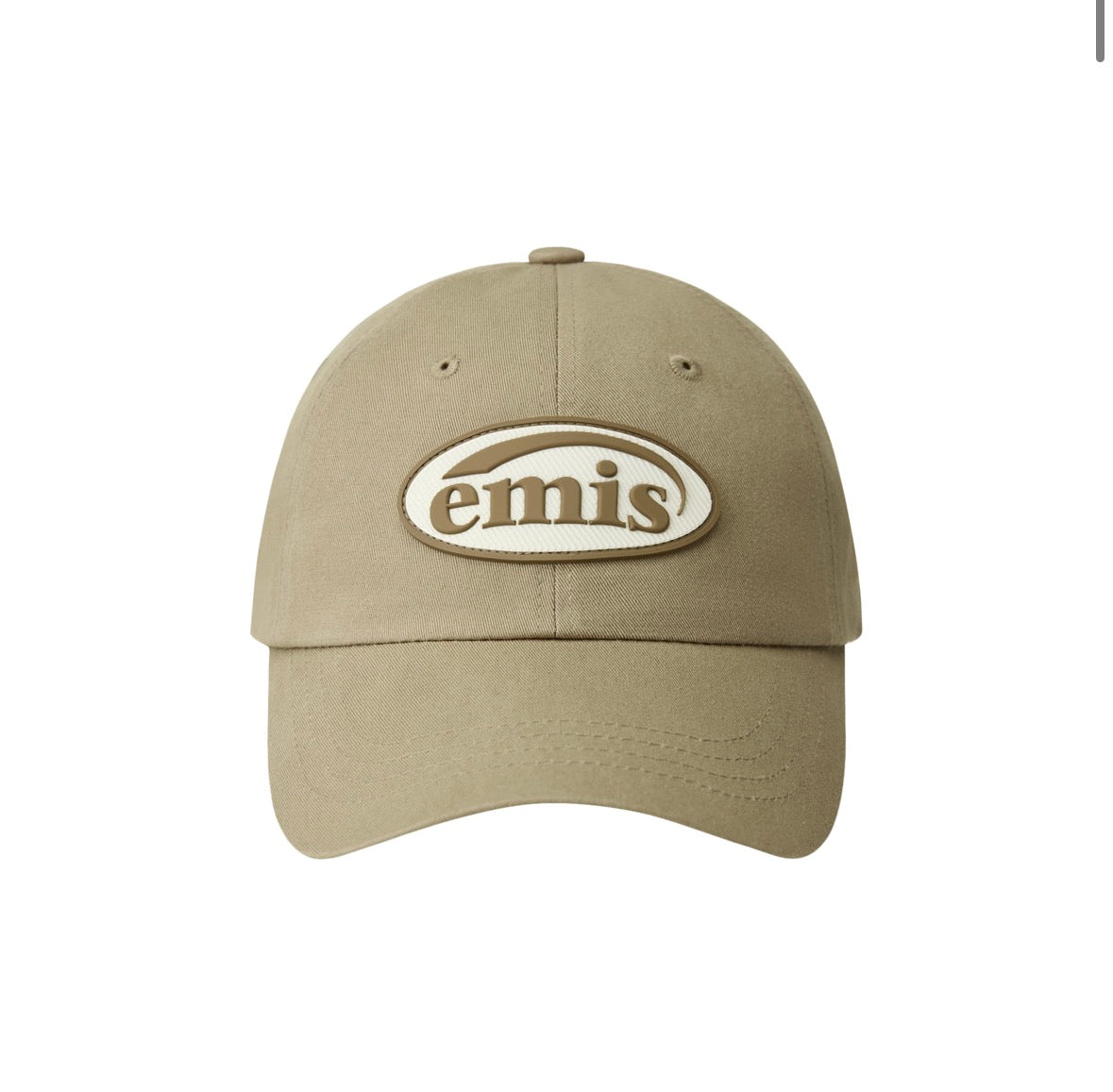 RUBBER PATCH BALL CAP-BEIGE