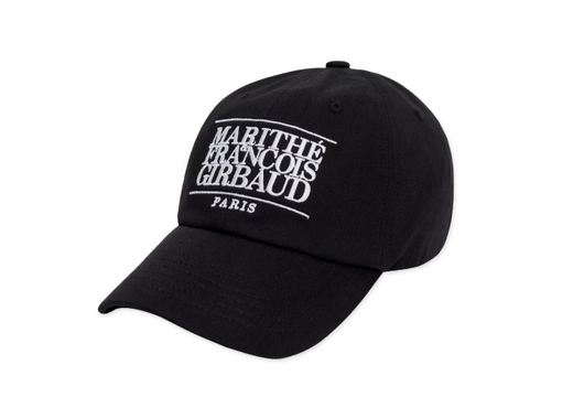 Marithe Small Classic Logo Cap-Black